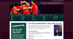 Desktop Screenshot of european-championships.net