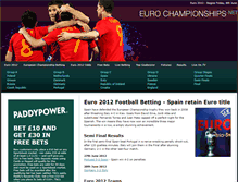 Tablet Screenshot of european-championships.net
